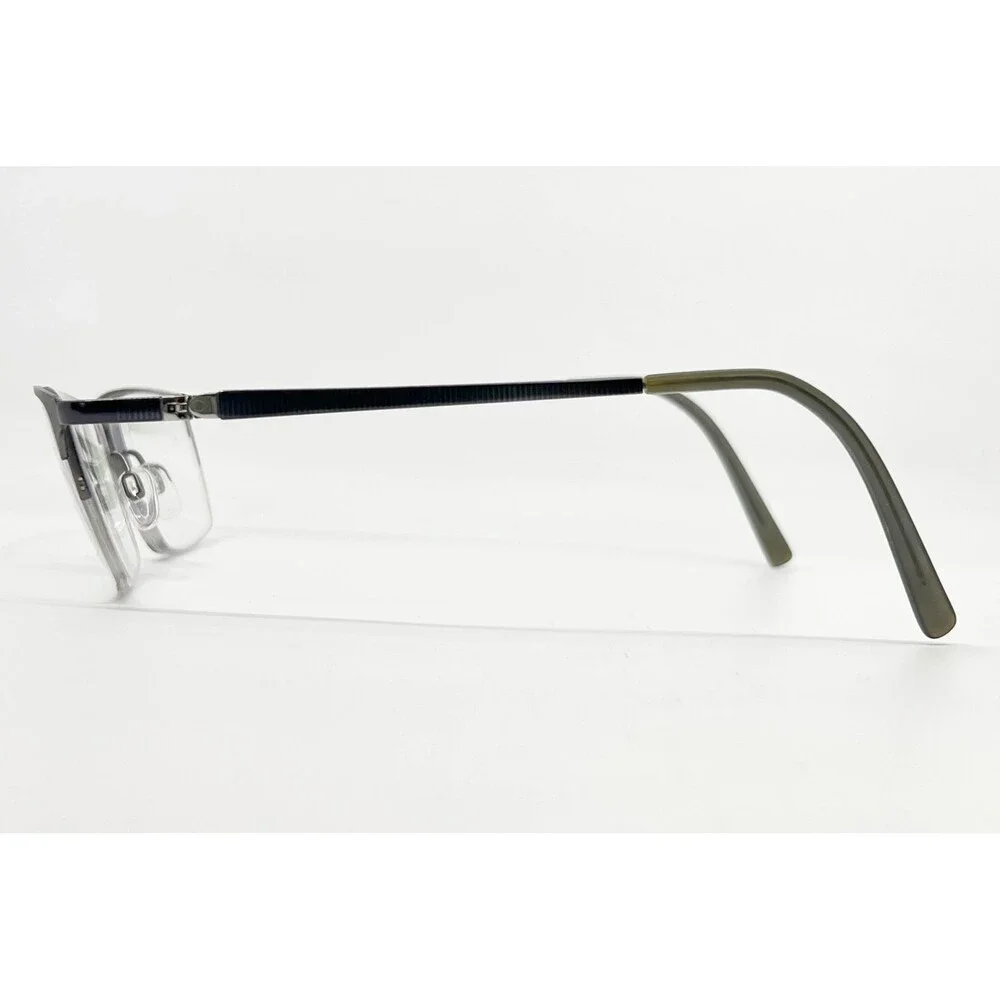 Turboflex Eyeglasses Mens Brown Semi Rimless TF241 52-18-145 20